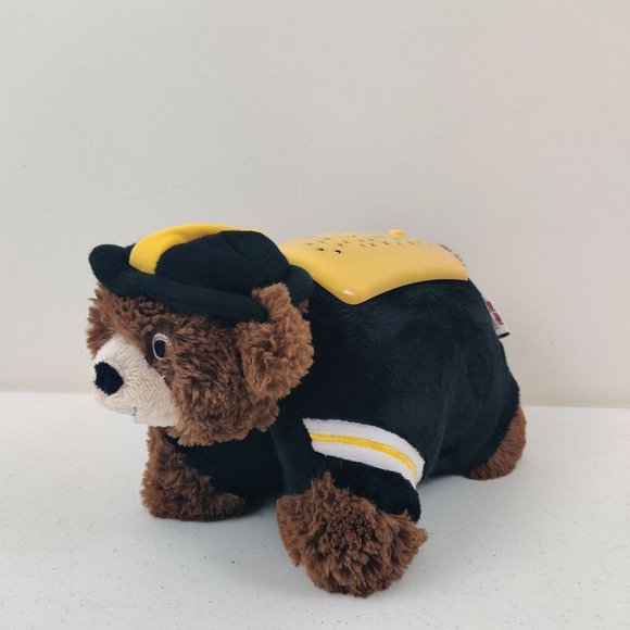 PITTSBURGH STEELERS PILLOW PETS DREAM LITES FOOTBALL BEAR - Picture 1 of 11